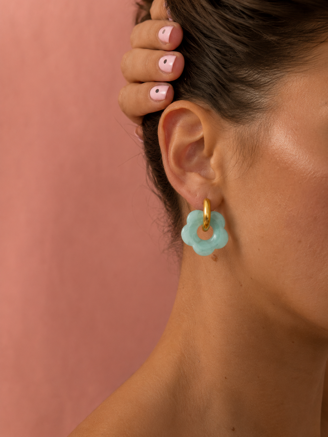 Bloom Pop Earrings – Sweet Mint