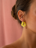 Bloom Pop Earrings – Sunny Yellow
